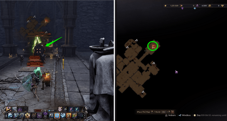 Throne and Liberty (TL) - Deathless Skeleton Commander Location