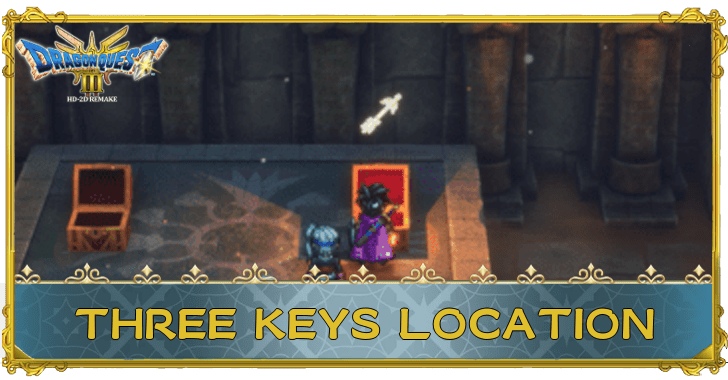 Dragon Quest 3 - Three Keys Location Banner