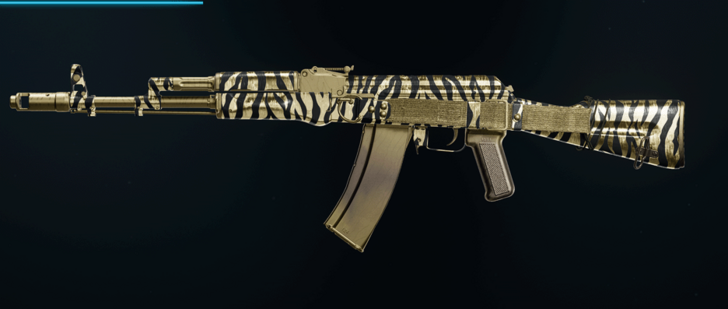 Black Ops 6 - Gold Tiger AK-74 Camo