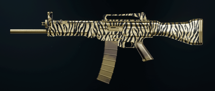 Black Ops 6 - Gold Tiger ASG-89 Camo