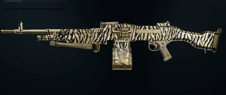 Black Ops 6 - Gold Tiger GPMG-7 Camo