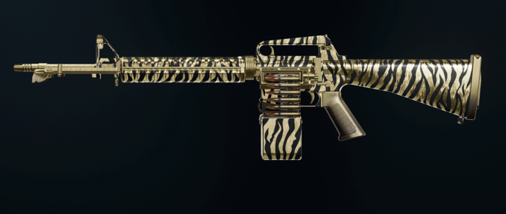 Black Ops 6 - Gold Tiger XMG Camo