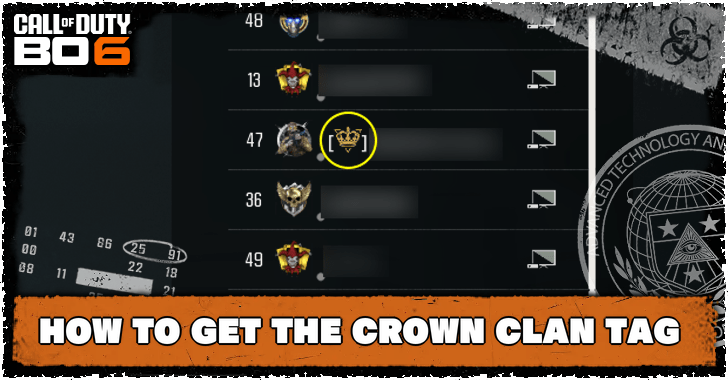 Black Ops 6 - How to Get the Crown Clan Tag