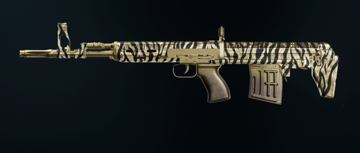 Black Ops 6 - Gold Tiger Tsarkov 7.62 Camo