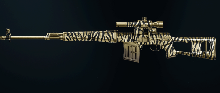 Black Ops 6 - Gold Tiger SVD Camo