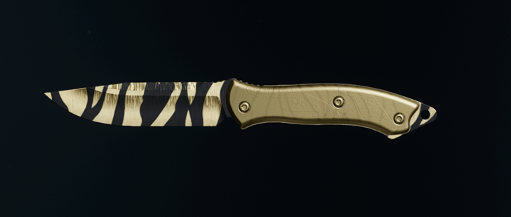 Black Ops 6 - Gold Tiger Knife Camo