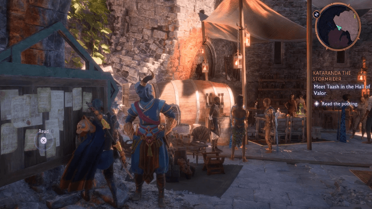 Kataranda The Stormrider - Meet Taash at The Hall of Valor