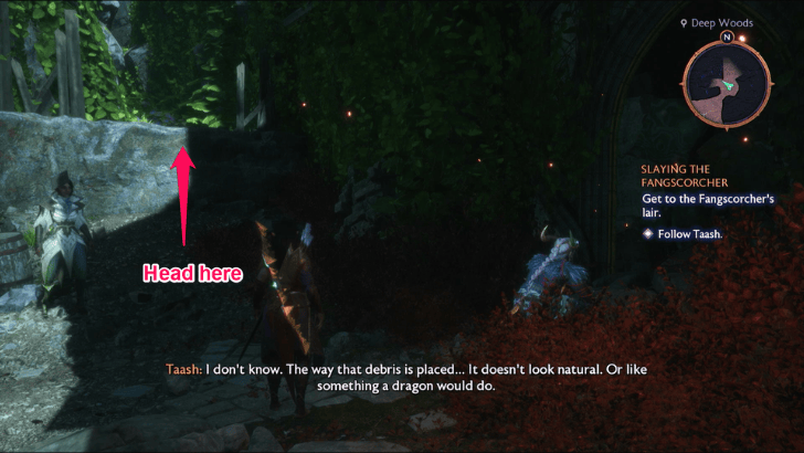 Slaying the Fangscorcher - Follow Taash