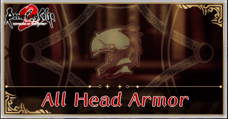 Romancing Saga 2 - List of All Head Armor