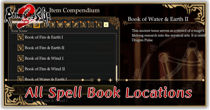 Romancing Saga 2 - All Spell Book Locations
