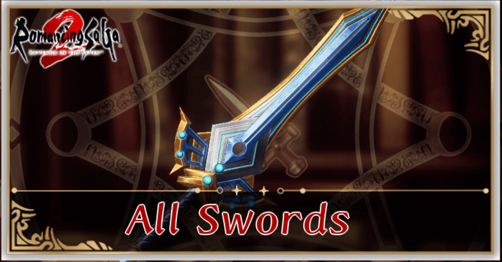 Romancing Saga 2 - List of All Swords