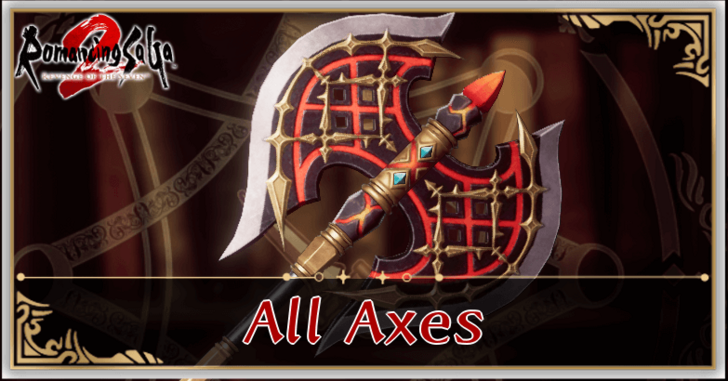 Romancing Saga 2 - List of All Axes
