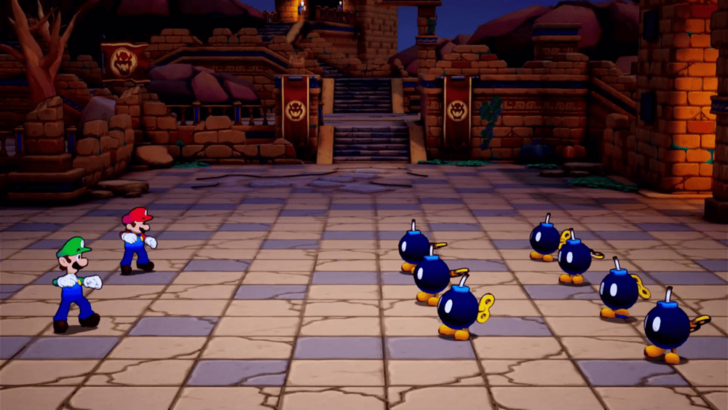 Fighting the Level 100 Bob-ombs