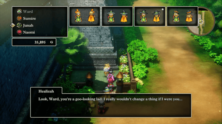 Dragon Quest 3 - Customization Menu