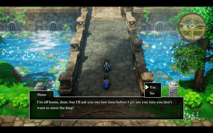 Dragon Quest 3 - Conversation on the Bridge