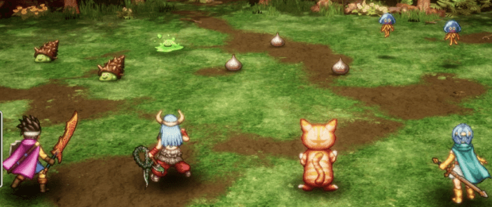 Dragon Quest 3 - Encounter Metal Slimes in Slime HIll