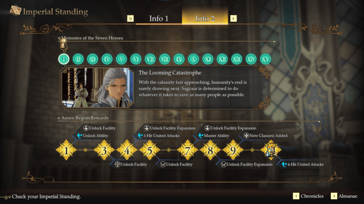 Romancing Saga 2 - Memories  Menu 3