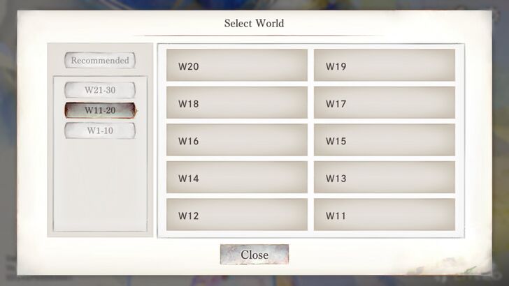 One of the newer worlds - MementoMori