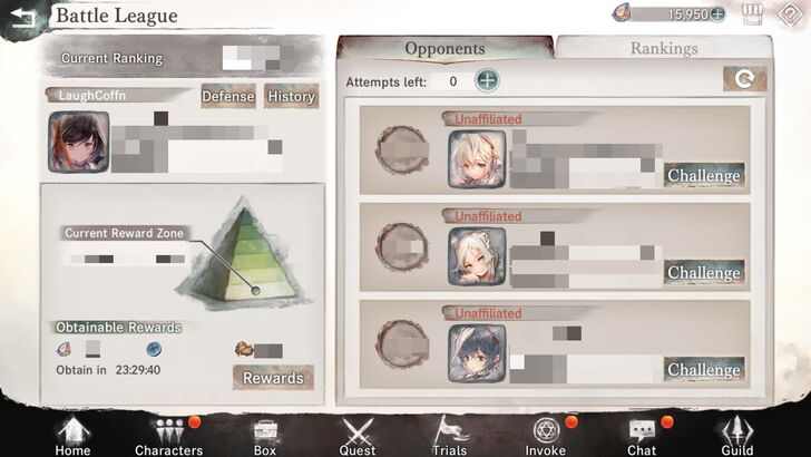 Battle League - MementoMori