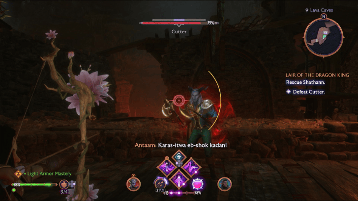 Lair of the Dragon King - Defeat Cutter