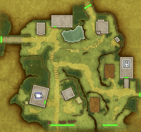 Dragon Quest 3HD2DR - Reeve Town Map