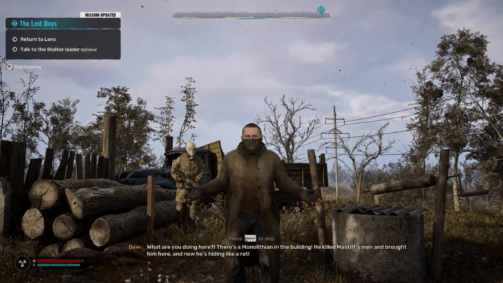 Talk to the Stalker Leader