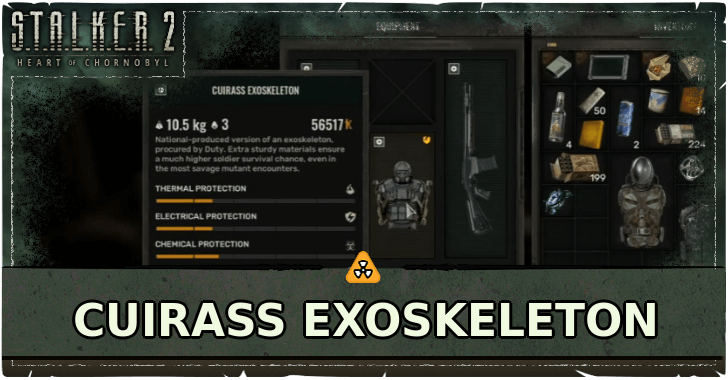 Stalker 2 Cuirass Exoskeleton Location
