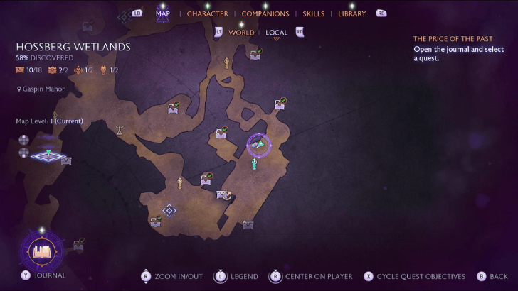 Gaspin Manor Statue 2 Map