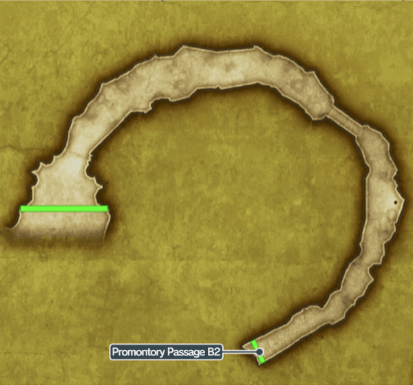 Dragon Quest 3HD2DR - Promontory Passage B1 Map