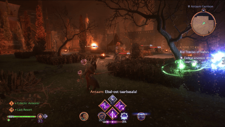 A Time to Kill - Defeat Enemies in the Courtyard