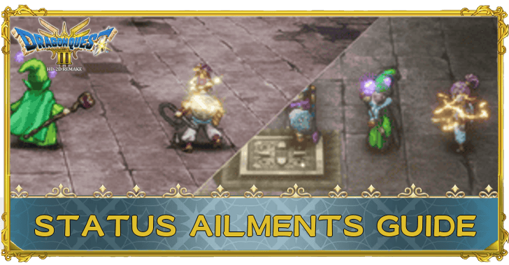 Dragon Quest 3 - Status Ailments Banner