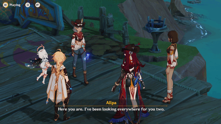 Genshin Impact The Wingless One of Tlalocan Walkthrough - Go to check on Coyllur