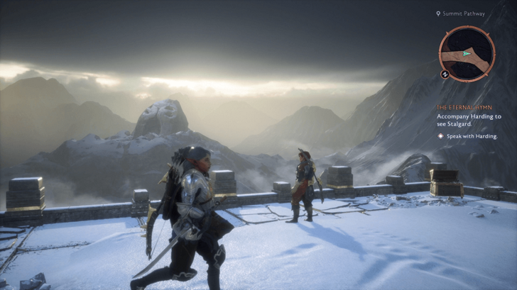 Accompany Harding to the Lookout