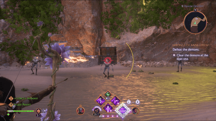 Wrongs of Annulment - Clear the Demons at the Next Site