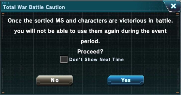 Total War Warning - Gundam UC Engage