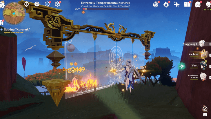 Genshin Impact - Fight Extremely Tempermental Kururuk