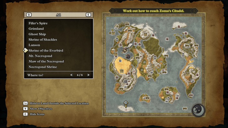 Travel to the Shrine of the Everbird