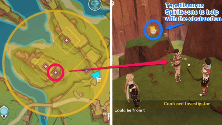 Genshin Impact The Night Before the Trial Walkthrough - Confused Investigator and Doubtful Investigator