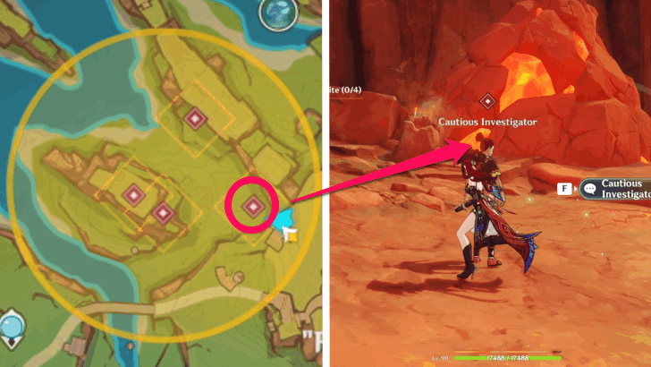 Genshin Impact The Night Before the Trial Walkthrough - Cautious Investigator