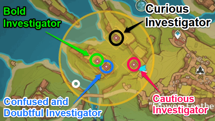 Genshin Impact The Night Before the Trial Walkthrough - Clear out obstructions within the site