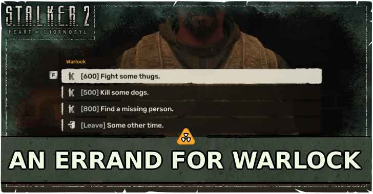 Stalker 2 An Errand for Warlock