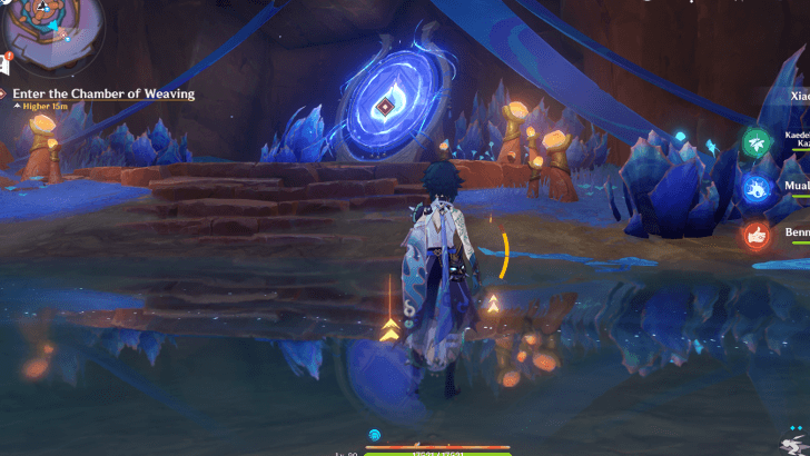 Enter the Chamber of Weaving Genshin Impact