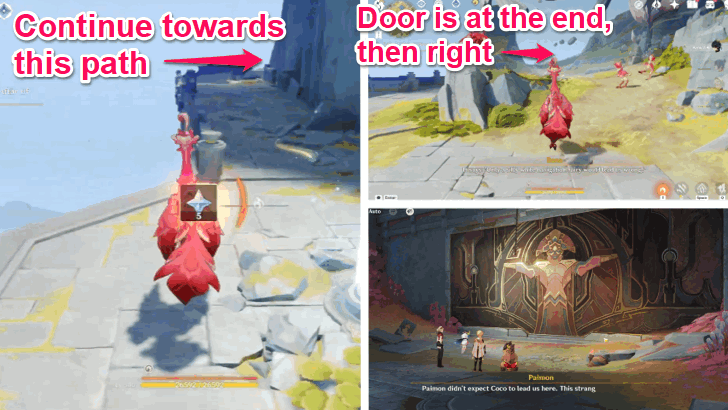 Genshin Impact Adventure in the Land of Mists Walkthrough - Follow Coco