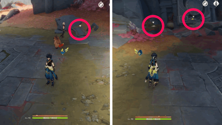 Genshin Impact Adventure in the Land of Mists Walkthrough - Investigate the area around the ruins