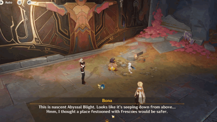 Genshin Impact Adventure in the Land of Mists Walkthrough - Head to where Bona is