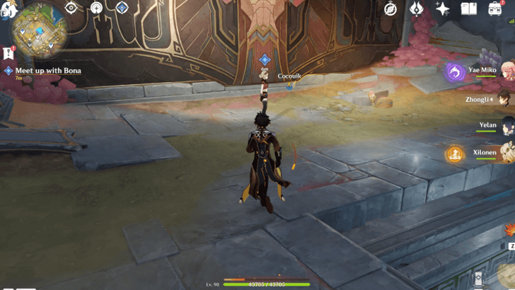 Genshin Impact - Palace of the Vision Serpent - Meet Up With Bona