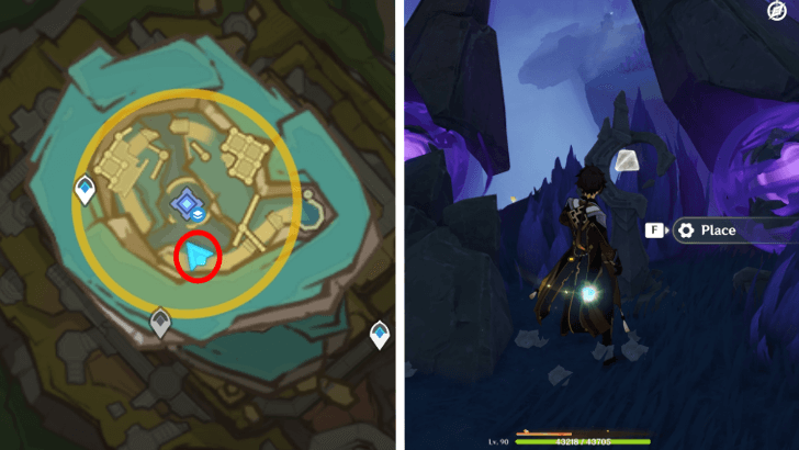 Genshin Impact - Palace of the Vision Serpent - How to Activate the First Radiant Pillar