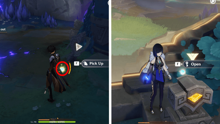 Genshin Impact - How to Clear the Abyssal Corruption Out - How to Activate the Third Radiant Pillar - Step 4