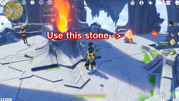 Genshin Impact The Other Side of the Sky Quest Guide - How to Collect the Northwestern Firestone 1.png