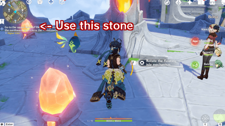 Genshin Impact The Other Side of the Sky Quest Guide - How to Collect the Upper Northwest Firestone 1.png